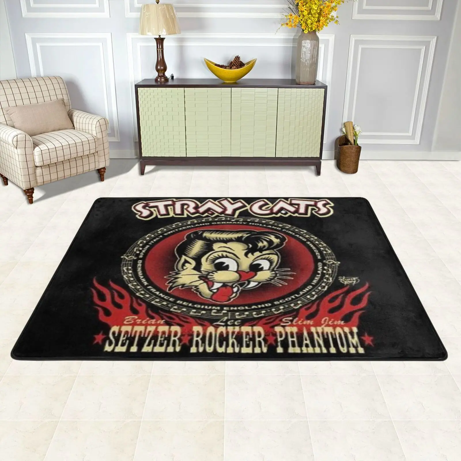 

Ковер бродячих кошек для 5 комнат, ковер для балкона, карманный кофейный столик, декоративный ковер для спальни, ковер для детской, гостиной, ...