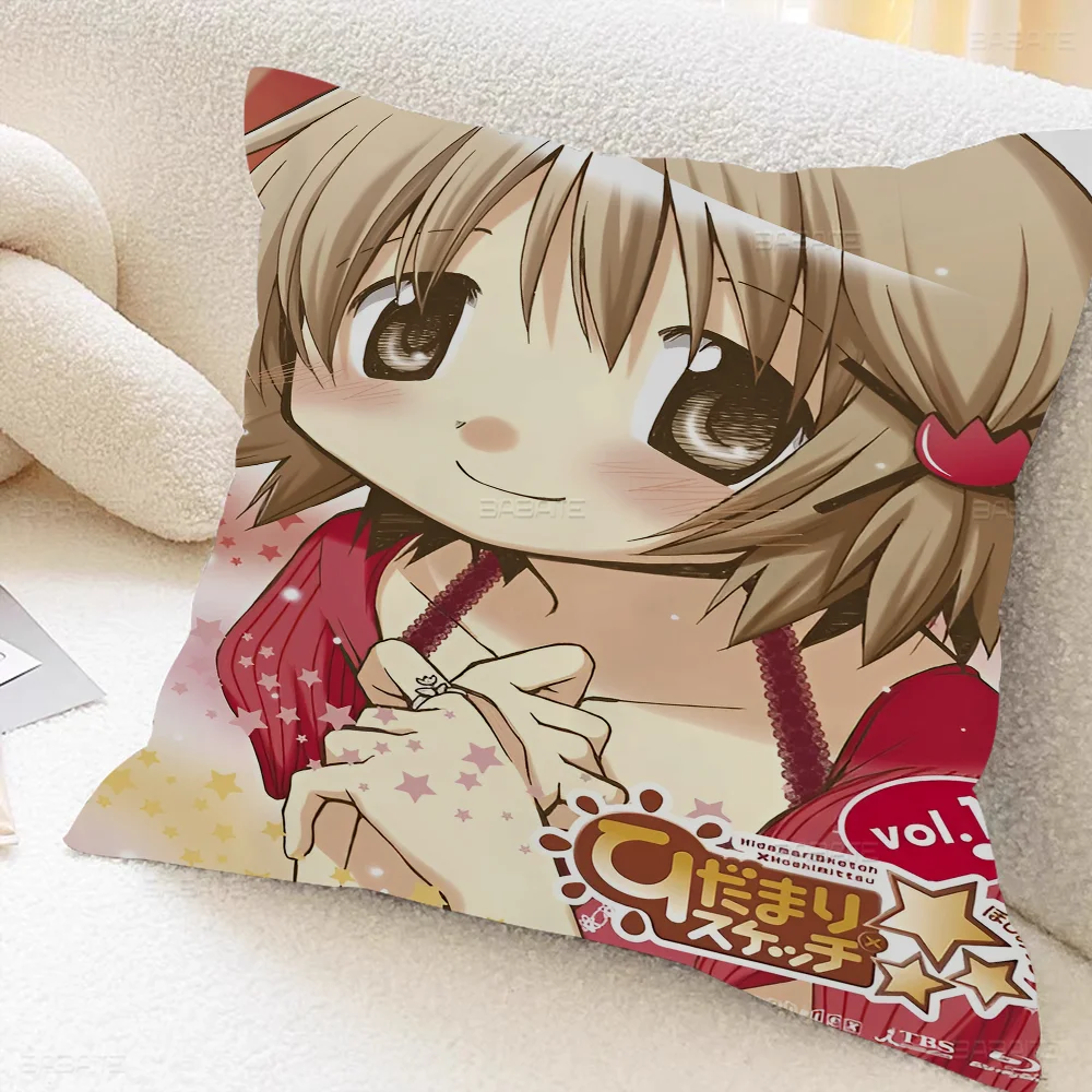 Подушка Hidamari Sketch японского аниме подарок украшение для дома и офиса подушка