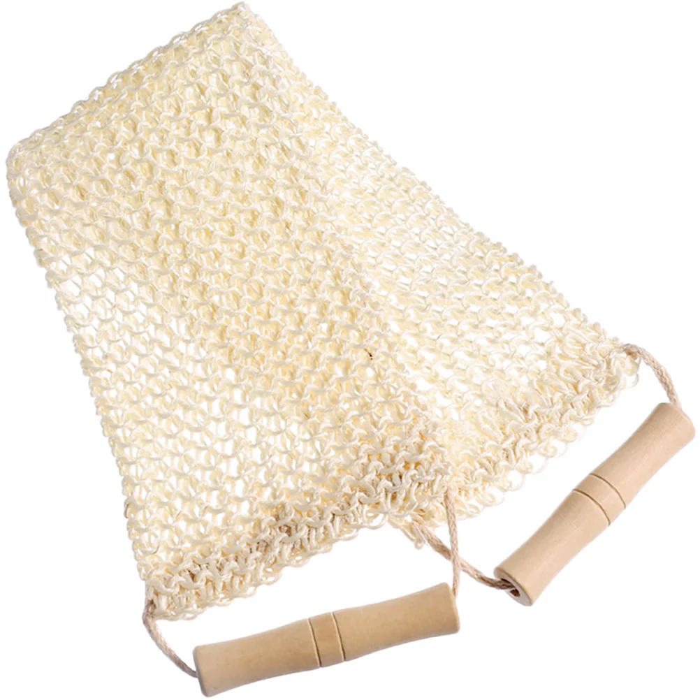 

Body Towels Shower Back Bath Washing Scrubber Bathing Washcloth Exfoliating Tool Sisal