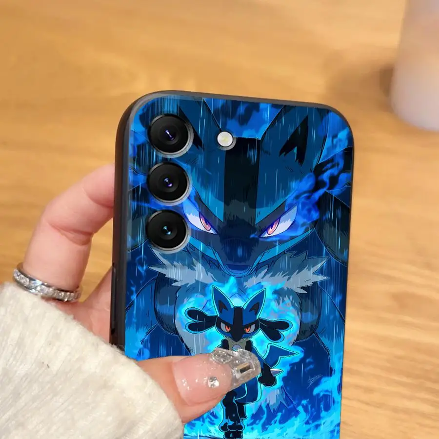 Фото Милый чехол с изображением Пикачу Покемон для Samsung Galaxy A57 A55 A53 A35 A73 A51 A52 A36 A23 A25 A26 A32 A24 A37 A22 A72 A71 №4