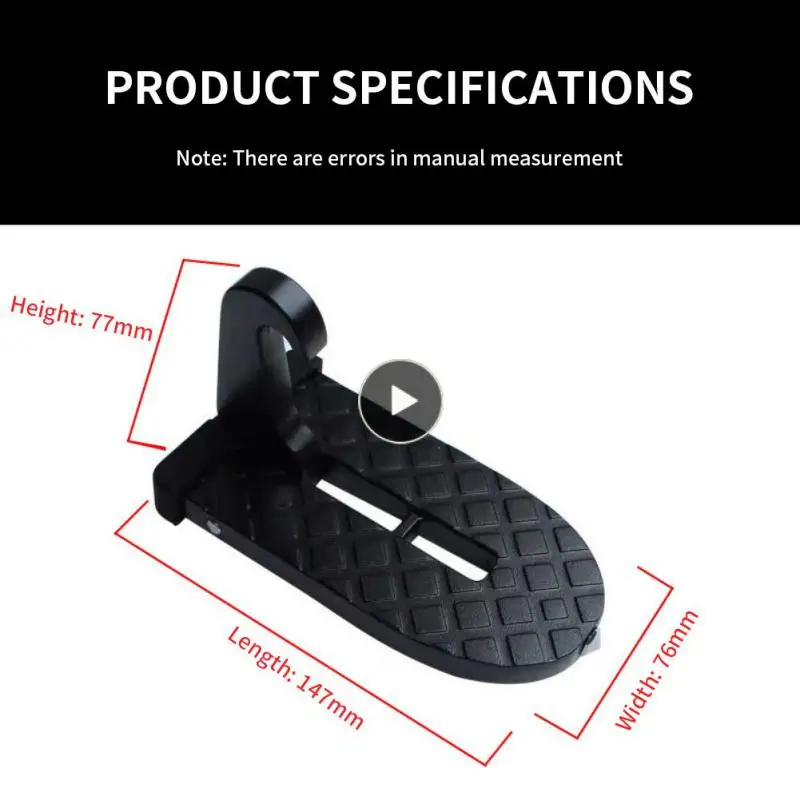 

Car Assist Pedal Suitable For Car Assist Pedal Suv Upgraded Thickened Auxiliary Hook Door Pedal Safety Hammer Anti-slip Foldable