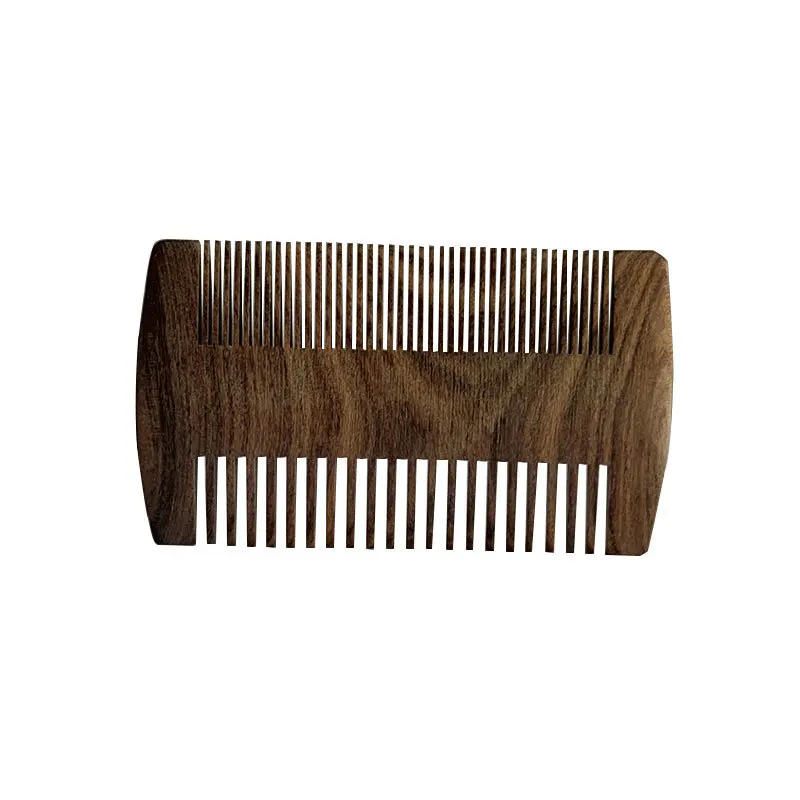 

Sandalwood Beard Comb With Dense Teeth Comb Lettering Large Teeth Comb
