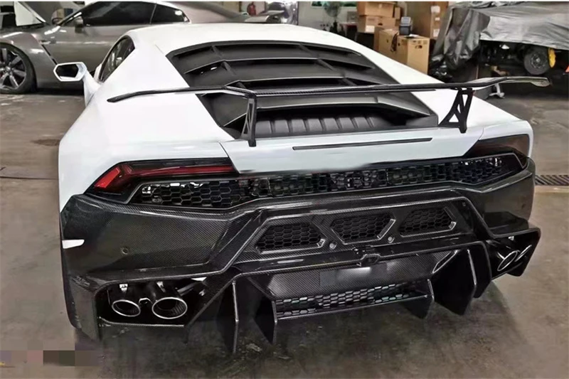 LP580 LP610 Задний бампер из углеродного волокна для Lamborghini Huracan
