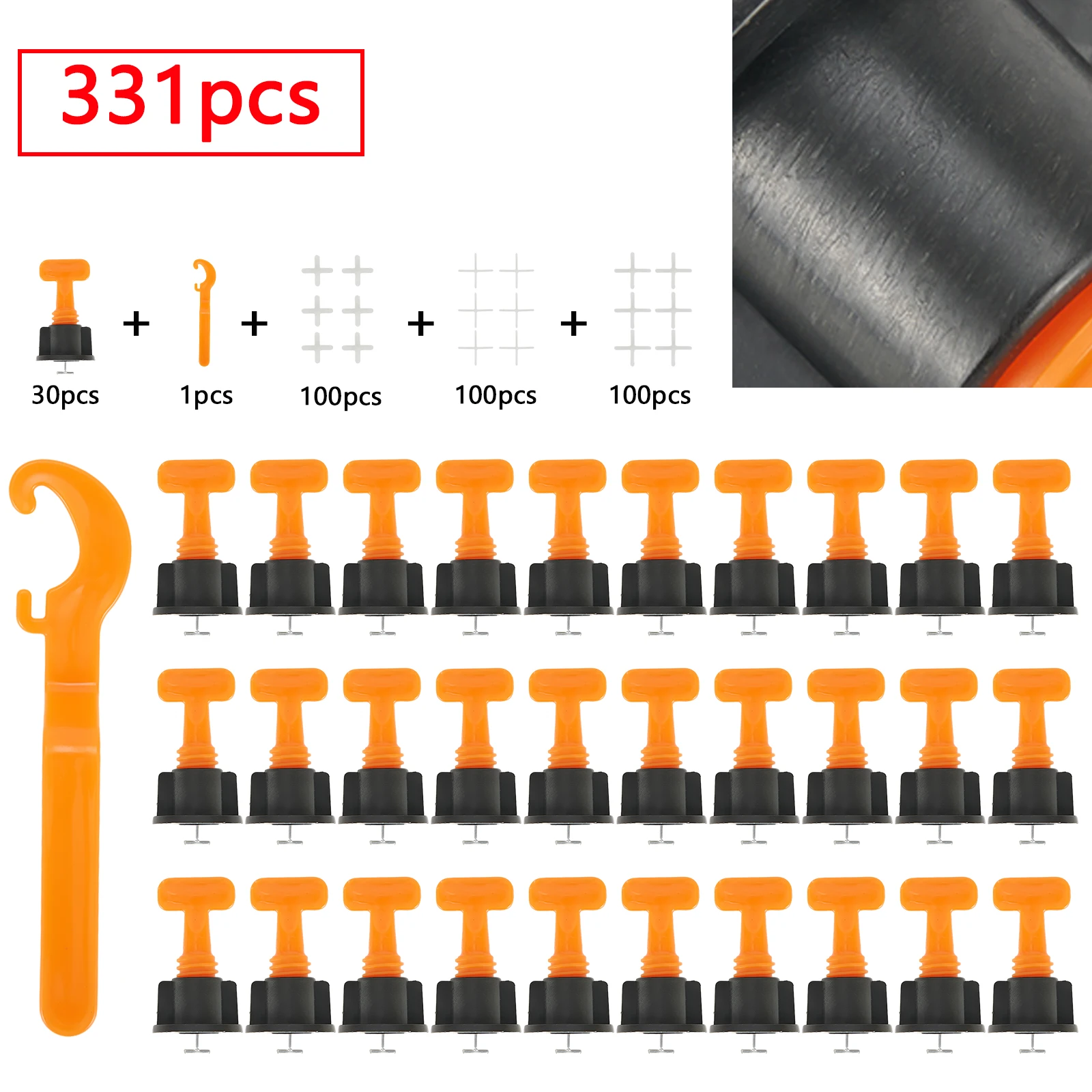 

Spacer Tile Leveler Plastic Quality Reusable Spacers System Tile Tools Wall Wrench Business Equipment Floor High