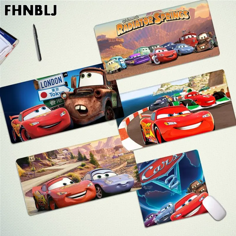 

Disney Cars Mousepad In Stocked Laptop Gaming Mice Mousepad Size for large Edge Locking Game Keyboard Pad