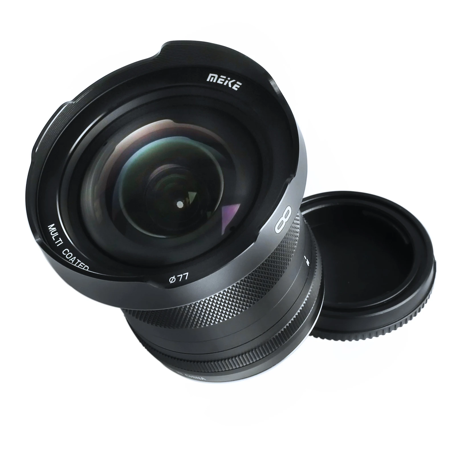 Сверхширокий объектив Meike 8 мм F2.8 Prime с нулевым искажением и ручной фокусировкой