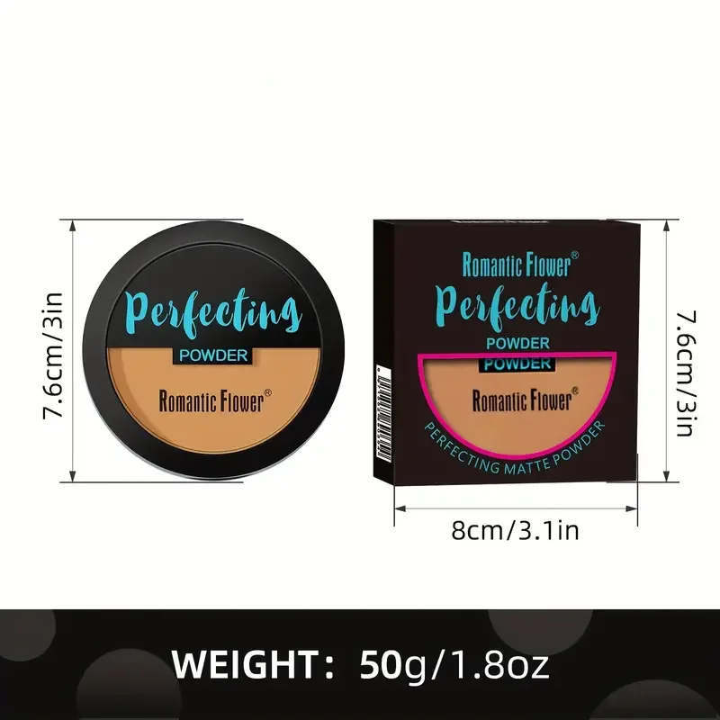 Набор Прессованных Пудр Для Лица Матовая Отделка Долговечный Контроль Блеск