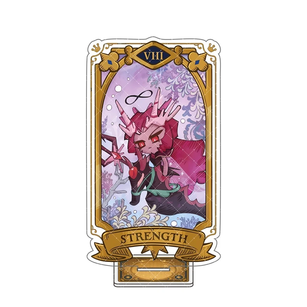 Акриловая фигурка-стенд 15 см Cookie Run Kingdom Stardust Cookie THE STAR Tarot Card, игровая фигурка, украшение, можно использовать как брелок (art.: 3920dc0d08d98) - 3920dc0d08d98