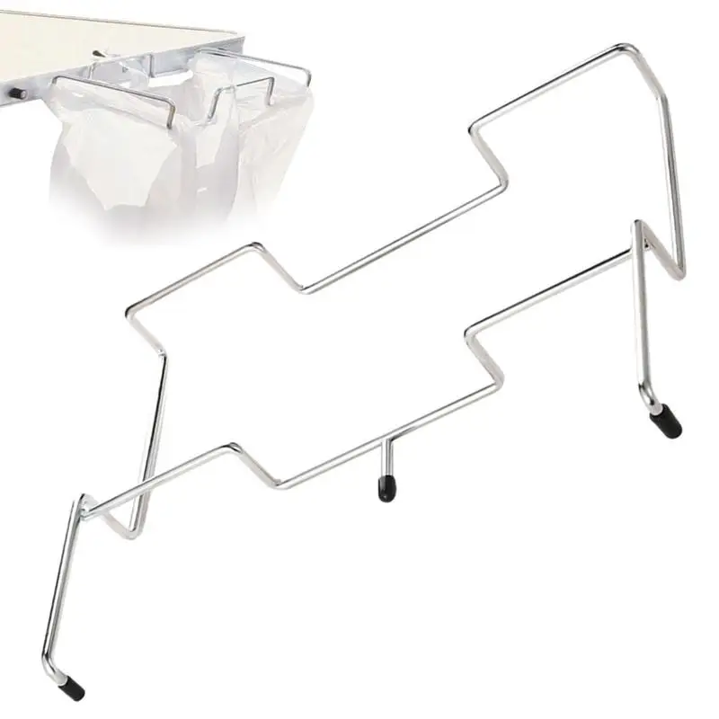 

Trash Bag Table Holder Non-slip Camping Garbage Bag Holder Space Saving Trash Bag Rack Outdoor Garbage Storage Bags Rack Hang