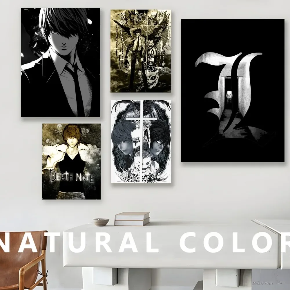 Постер Tsuki с аниме тетрадь смерти Настенная картина для спальни гостиной