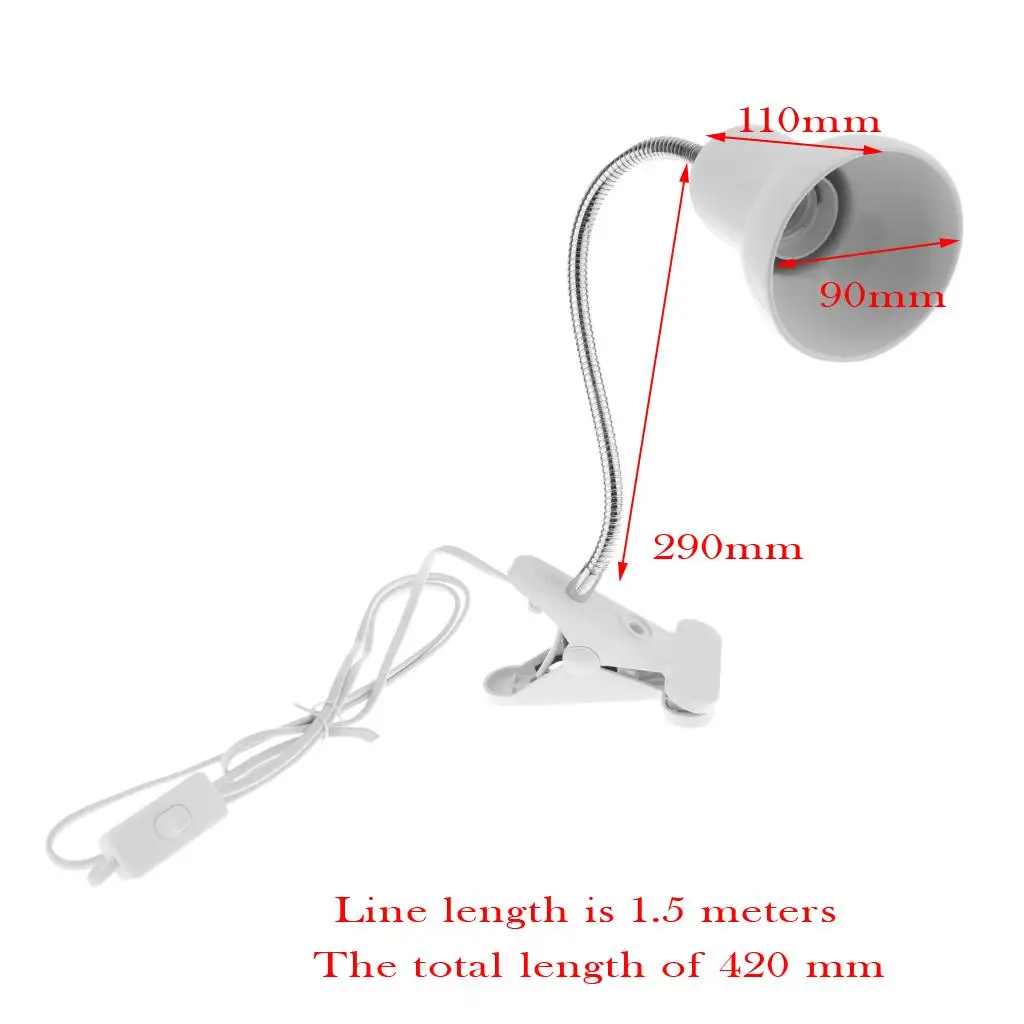 Гибкий Держатель для настольной лампы E27