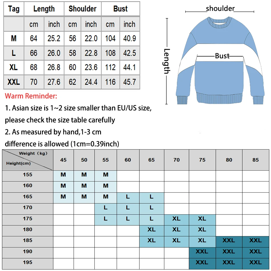 Мужской Свитер оверсайз зимний теплый вязаный пуловер в стиле Харадзюку с