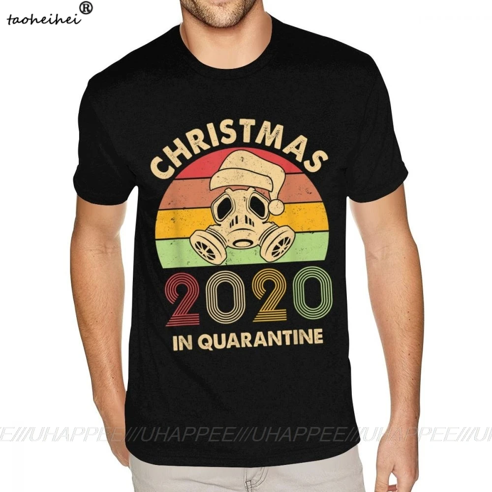 Рождество 2020 карантин футболка для мальчиков стиль ретро короткий рукав дешевая