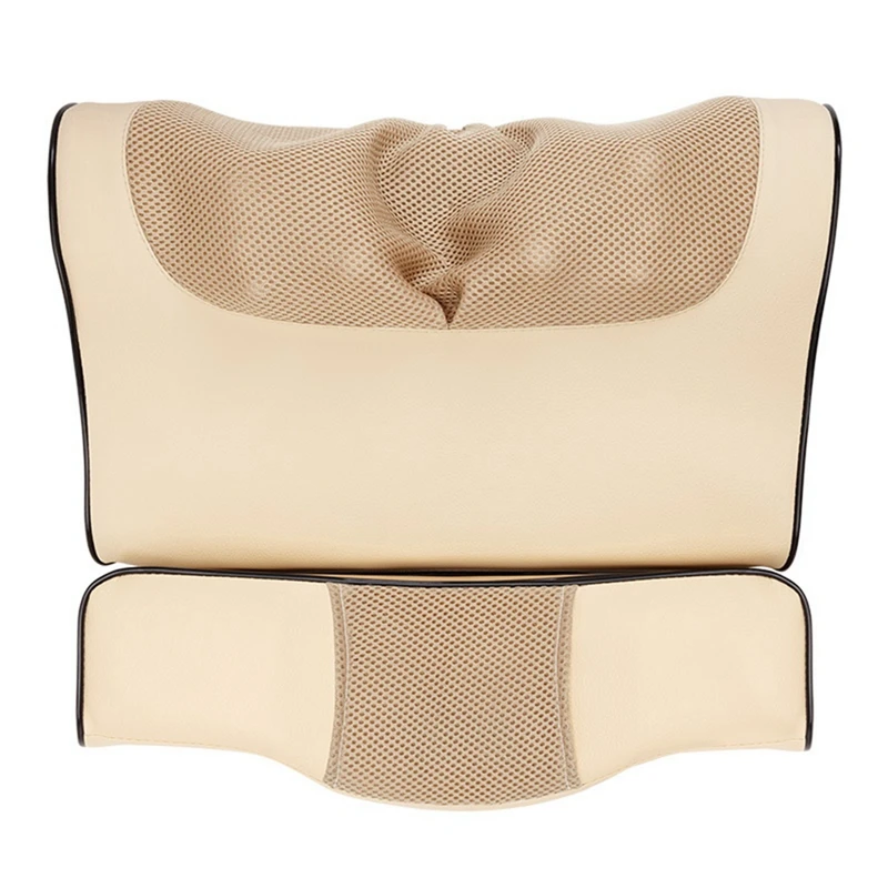 

Electric Massager Neck Shoulder Back Body Massage Pillow Shiatsu Device For Massageador Relaxation,EU Plug