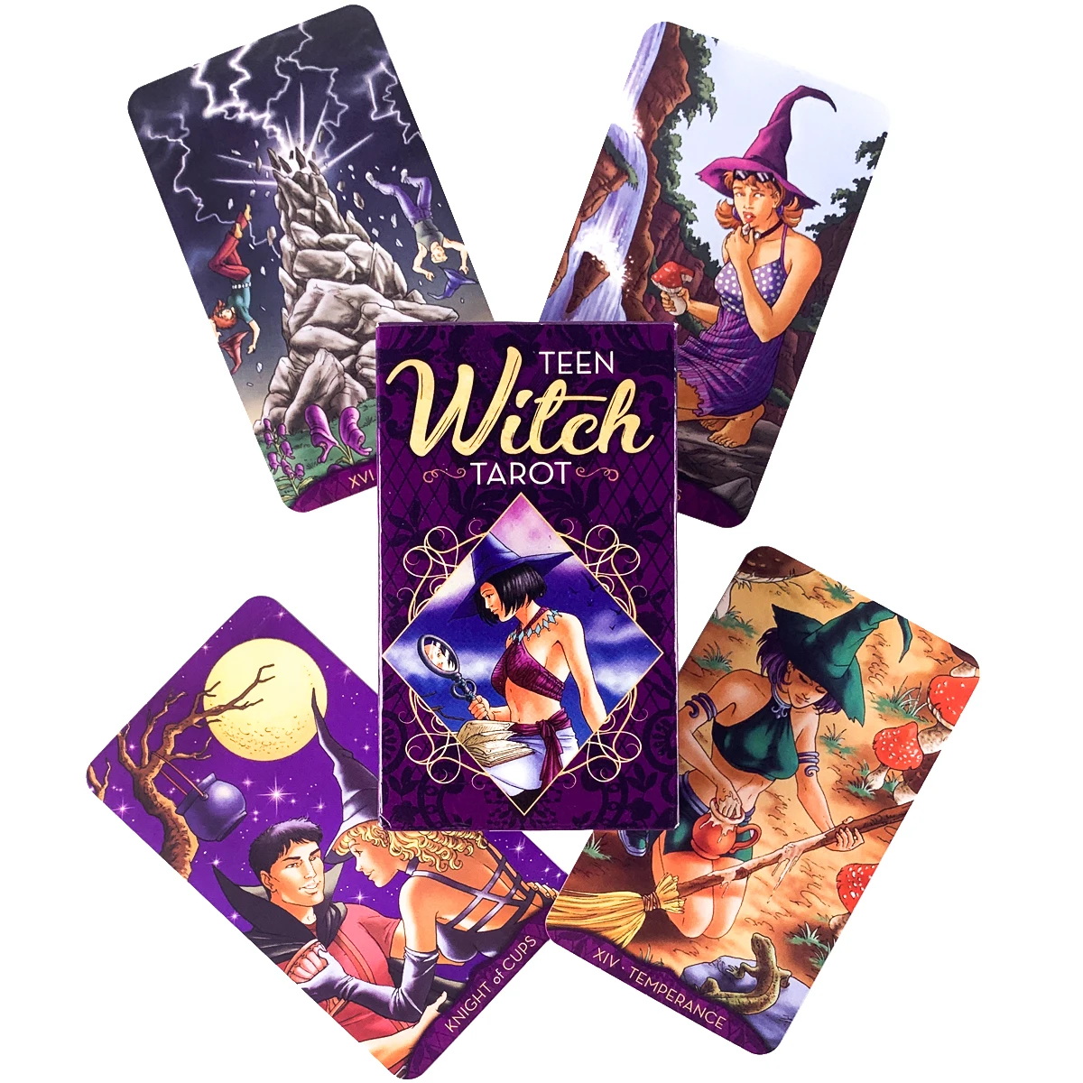 

Подростковые карты ведьмы Таро принадлежности для шприца палуба карточка для судьбы гадания настольная игра Таро и различные варианты Тар...