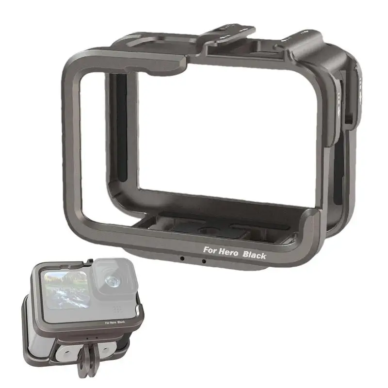 

Аксессуар для GoPros 11 Rabbit Cag, сверхлегкая фотовспышка для GoPros11/10/9, аксессуар для расширения интерфейса защитной рамки