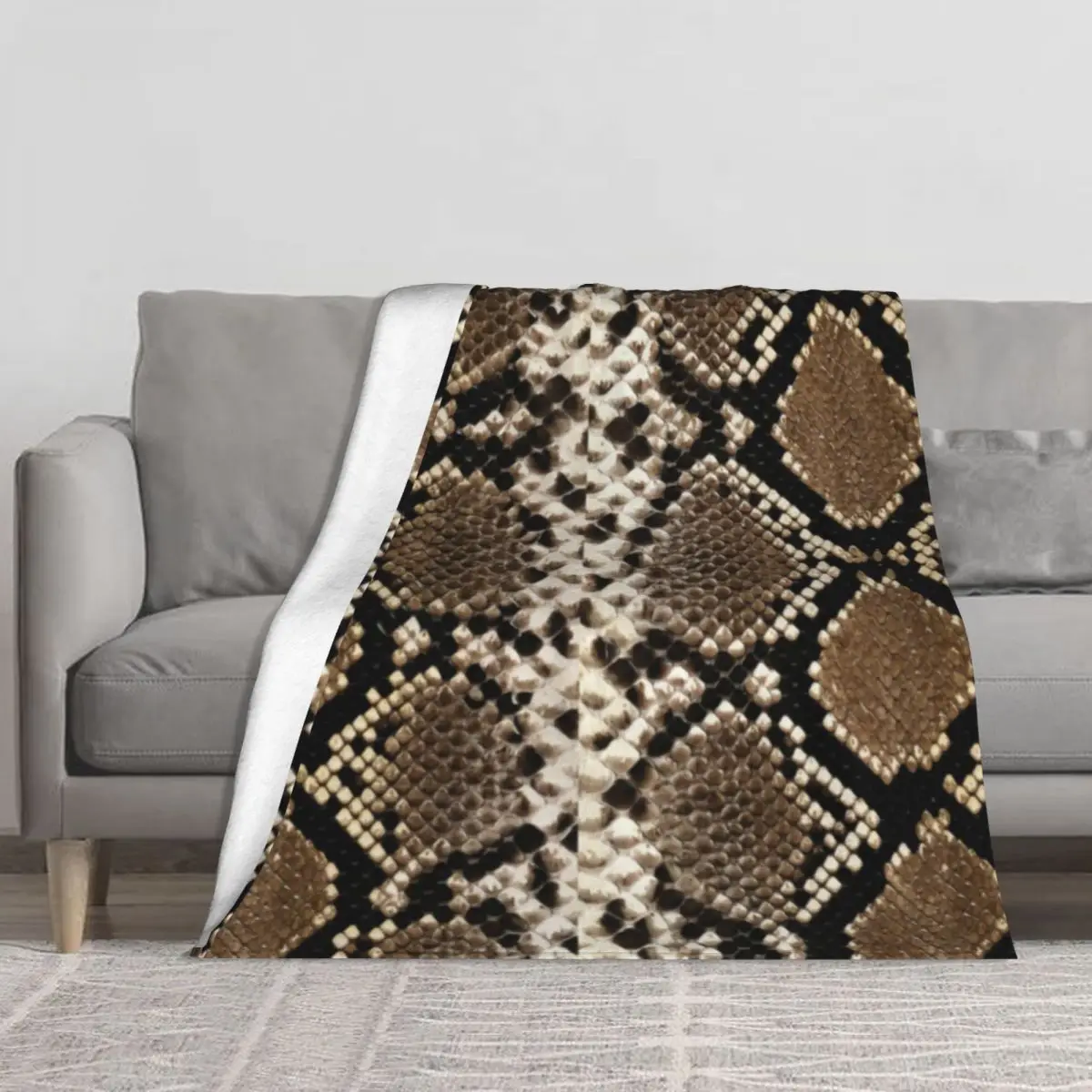 

Черное одеяло из змеиной кожи с принтом в виде змеиной чешуи, красивое одеяло на заказ, зимние кровати, одеяло s