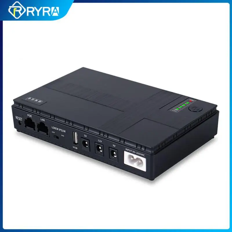 

NEW Portable UPS Uninterruptible Power Supply 5V 9V 12V Multipurpose Mini UPS Battery Backup For Wifi IP Cam Computer Pc