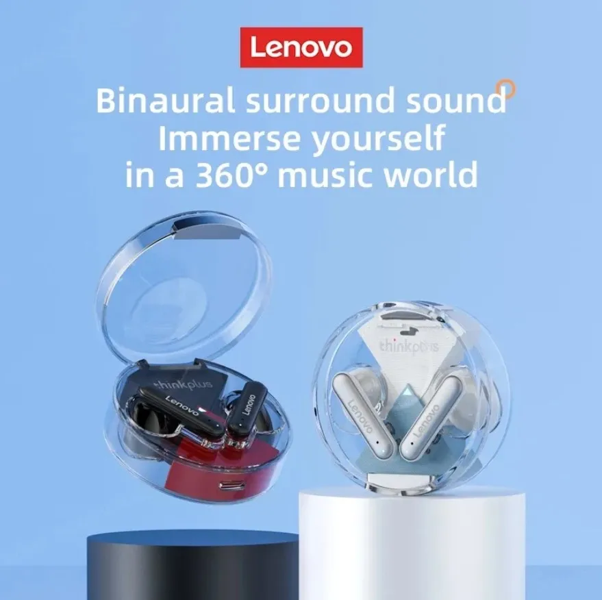 

Original Lenovo LP10 Wireless Bluetooth 5.2 Dual Stereo Earphone TWS HiFi Wireless Headphones with Mic Long Standby Headset