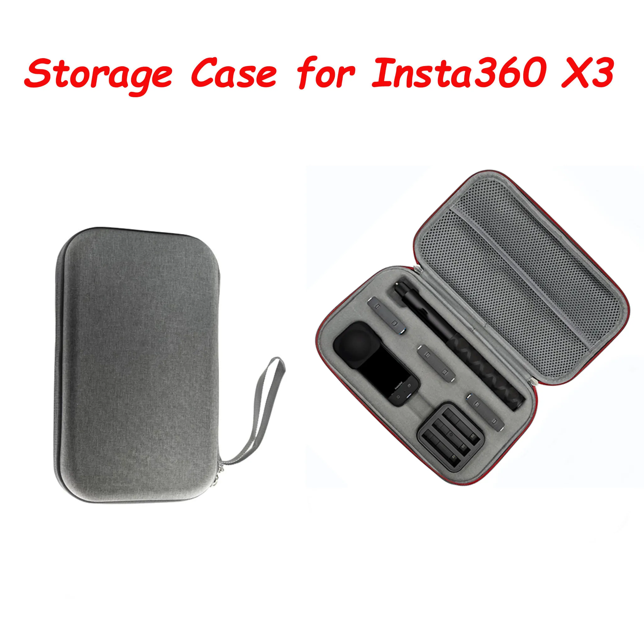 

Водонепроницаемый чехол для камеры Insta360 X3, сумка для хранения аксессуаров и экшн-камер