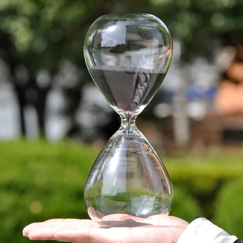 

European Hour Glass Moving Sand Timer Sand Clock 30 Minutes Decorative Desktop Children's Sand Set Beautiful Hourglass Furniture