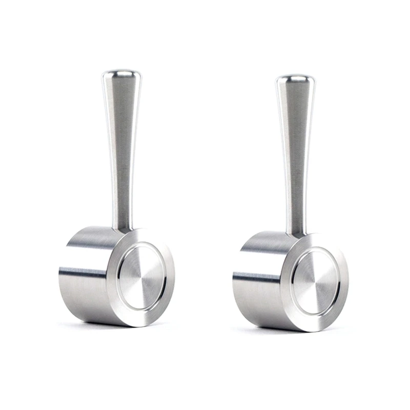 

2PCS Coffee Machine Stainless Steel Lever Coffee Machine Part Replacement For Steam Lever