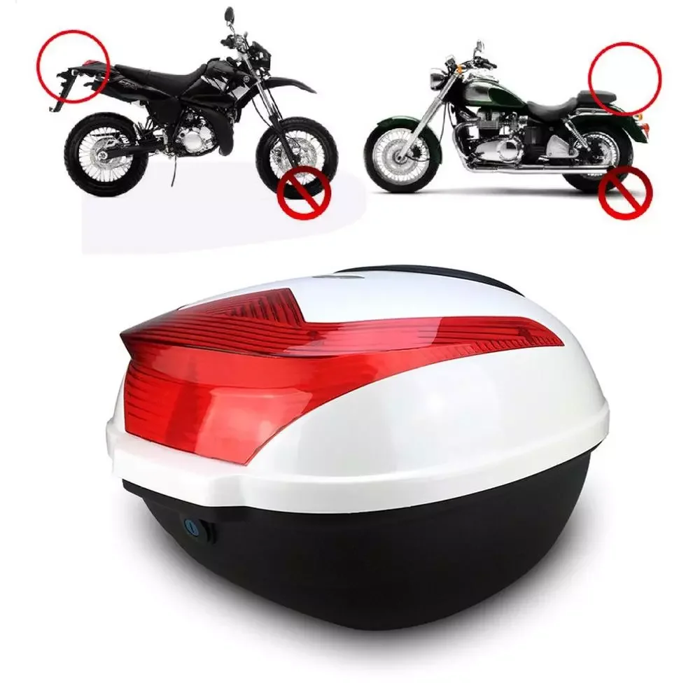 

New Large Capacity Shock-proof Motorcycle Tail Box Universal Trunk Top Case With Safety Lock Buckle