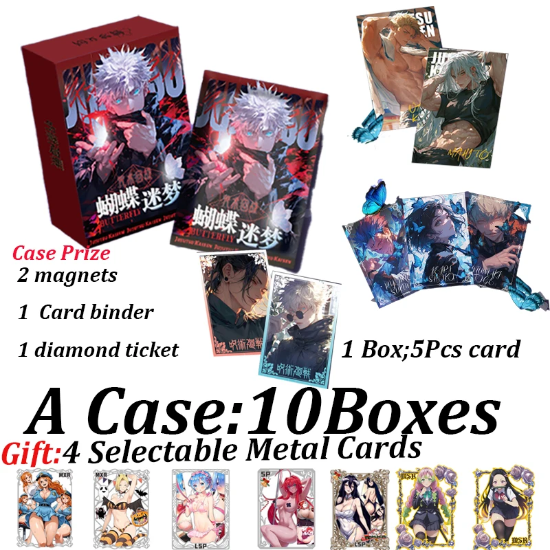 Новая цветная бумага Jujutsu Kaisen хобби коллекция аниме карточная доска Doujin Booster Box