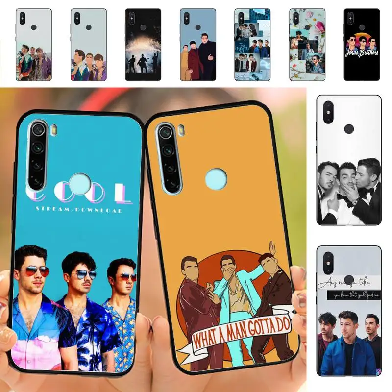 

RuiCaiCa Jonas Brothers Phone Case for Redmi Note 8 7 9 4 6 pro max T X 5A 3 10 lite pro