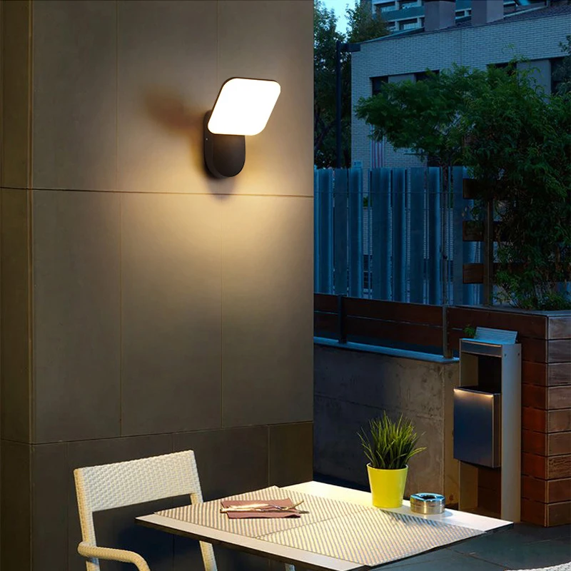 

Outdoor LED Wall Light Waterproof IP65 with Motion Sensor Indoor Wall Lamp PIR for Balcony Corridor Garden Porch Street