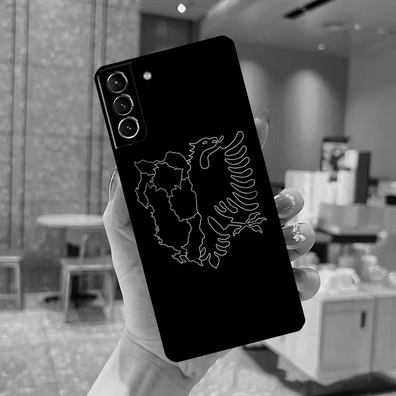 Чехол с паспортом и флагом Албании чехол для телефона Samsung Galaxy S23 S22 Ultra Note 20 S8 S9 S10 10