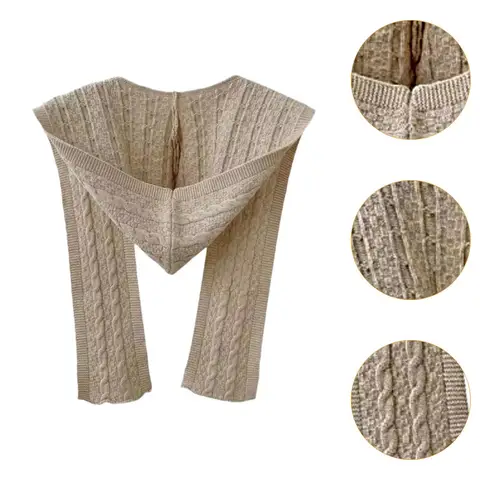 Полиэстер шарф с капюшоном Hooded Scarf