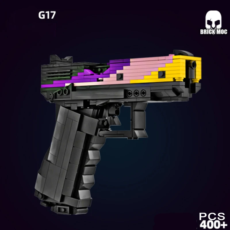 

G17 Glock Military Series Weapons Pistol Blocks Csgo Game Simulation Building Block Guns Toy Compatible Kids Boys Gifts Toys WW2