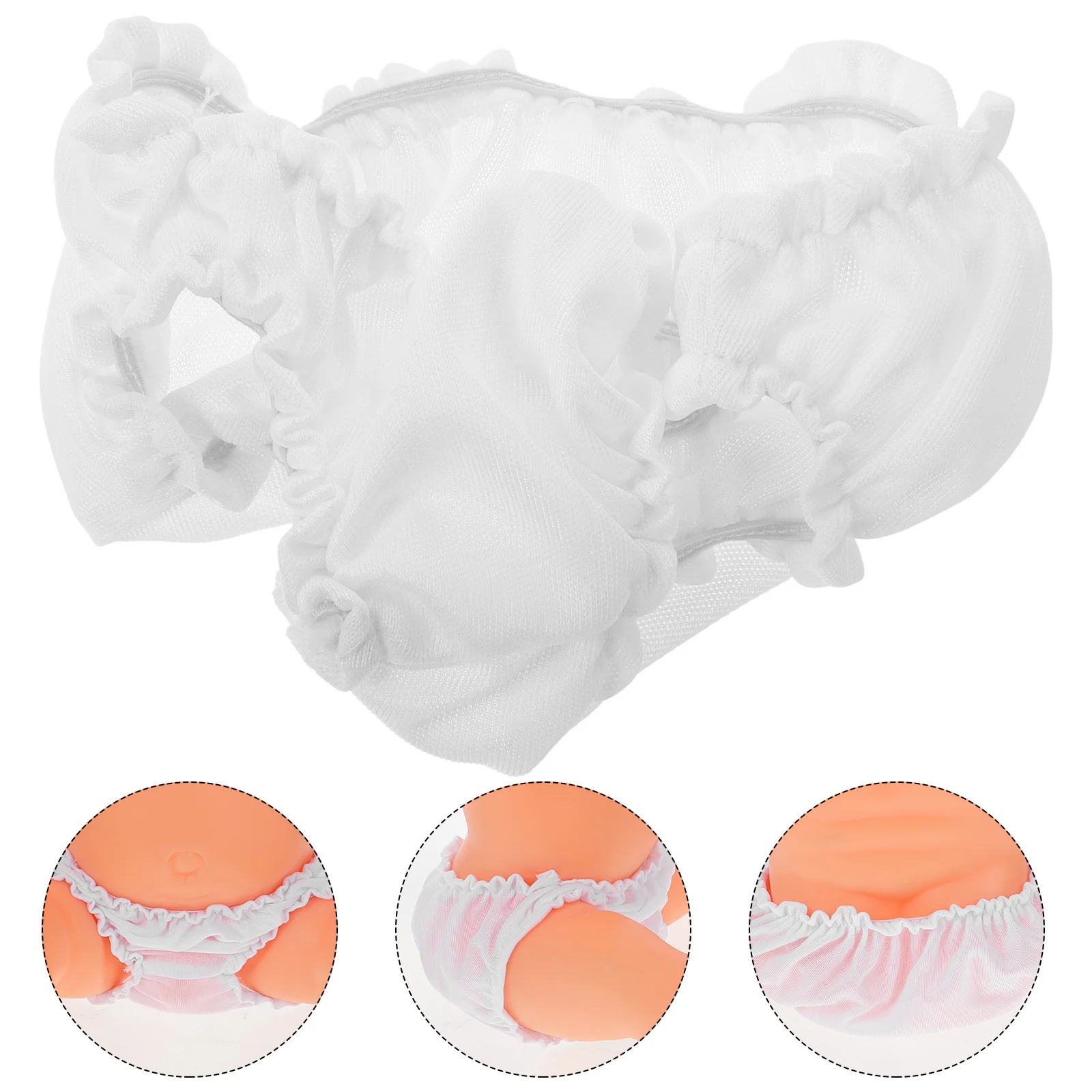 2 шт. аксессуары для ролевых игр многоразовые подгузники детские игрушки