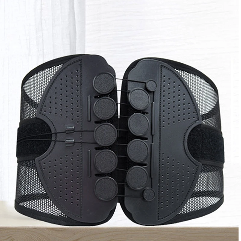 

Новый дизайн, система шкива, ортопедический корректор, поясничный ремень для облегчения боли в нижней части спины, медицинский пояс для под...