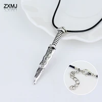 zxmj new dwarf monster dagger pendant necklace european and us anime necklaces movie peripheral popular jewelry collarbone chain