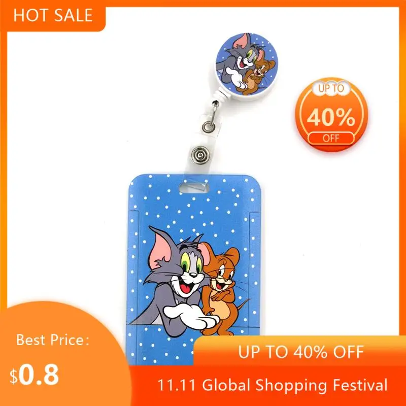

Cute Card Cover Clip Lanyard Retractable Student Nurse Badge Reel Clip Cartoon ID Cards Badge Holder accessories