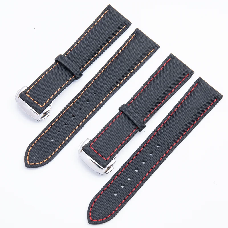 

Ремешок нейлоновый кожаный для часов, брезентовый браслет для часов Omega speed seamaster At150, с изображением планеты океана, Seiko, Гамильтона, 19 мм, 20 мм, 21 мм, 22 мм
