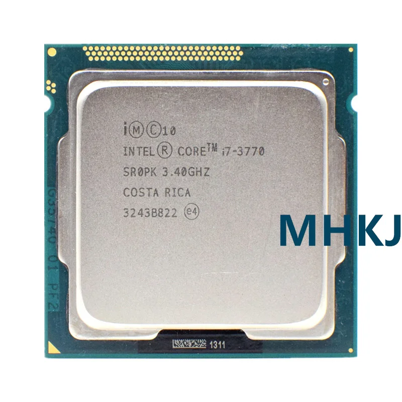 Процессор Intel Core i7-3770 i7 3770 3 4 ГГц четырехъядерный восьмипоточный процессор 8 Мб 77