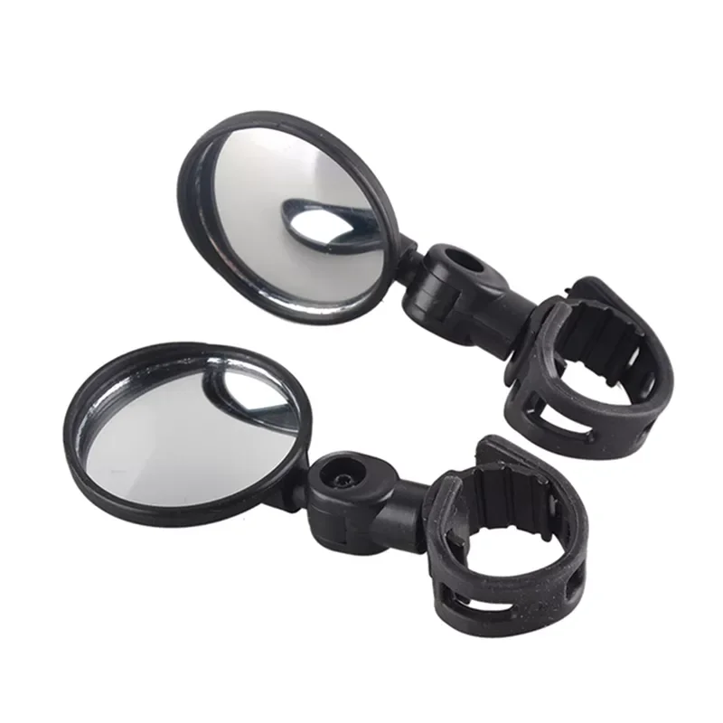 

New 1-2PCS Adjustable Rearview Wide-angle Handlebar Convex Mirrors DIY Mountain Bike Accessories Equipment