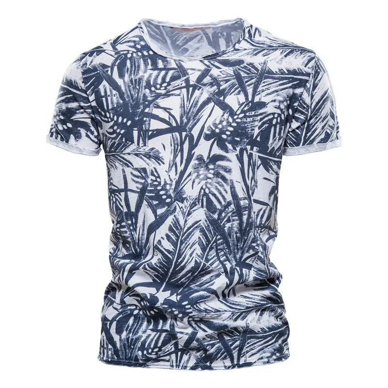 

Men's T-shirt Hawaiian style round neck shirt Casual wear 3D printed fashion short sleeve large size top