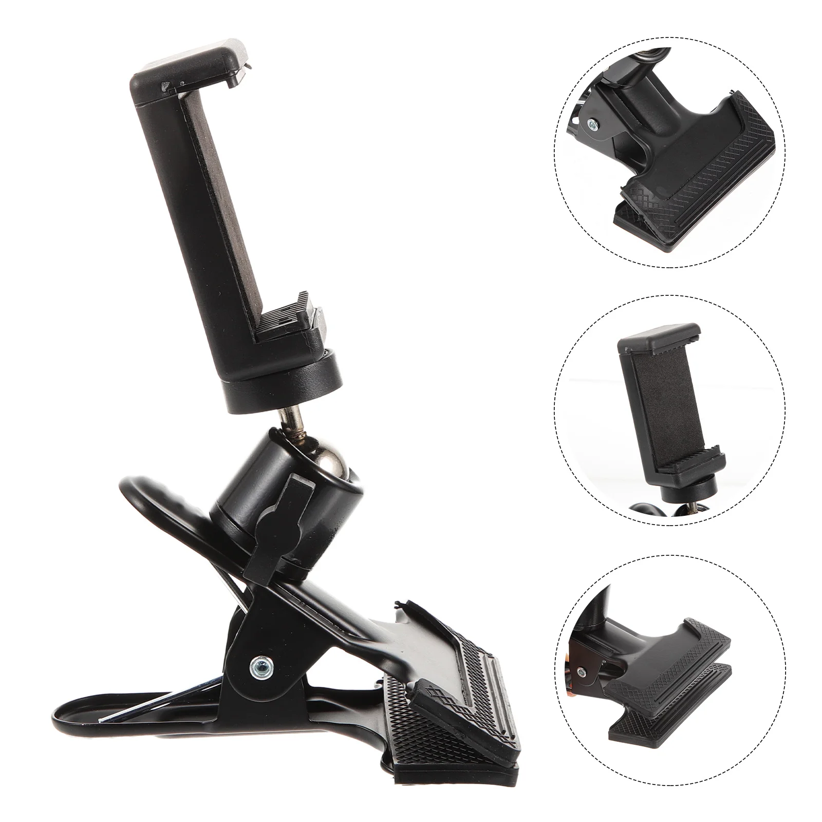 Bass Broadcast Clip Rotating Stand Guitar Bracket Instrument Part Mobile Holder Accessories Head Live enlarge