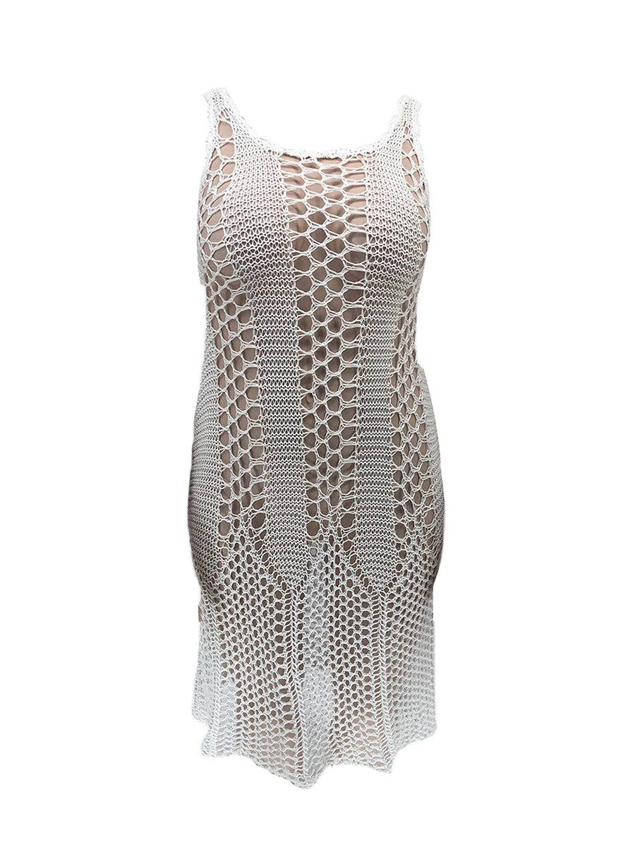 

Женское платье без рукавов с вырезом, приталенное Повседневное платье для клувечерние, летнее платье с оборками на подоле