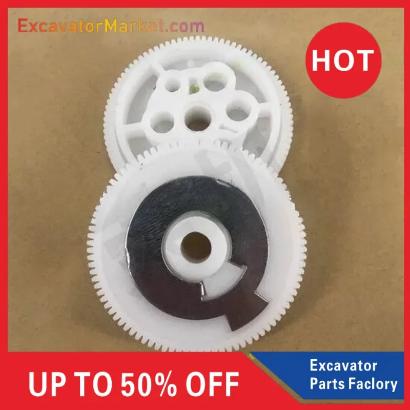 Резиновая Шестерня мотора стеклоочистителя 2 шт. для экскаватора Hitachi ZAX120 200 240 330-3