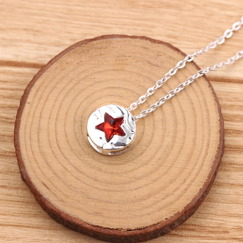 Ожерелье с кулоном в виде знака Мстителей Marvel научной фантастики модное ожерелье