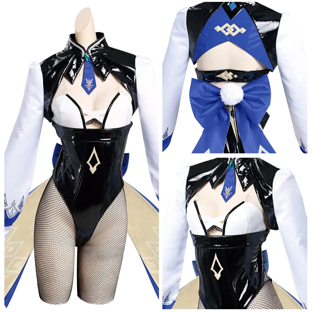 

Genshin Impact Eula Cosplay Costume Dress Outfits Halloween Carnival Suit