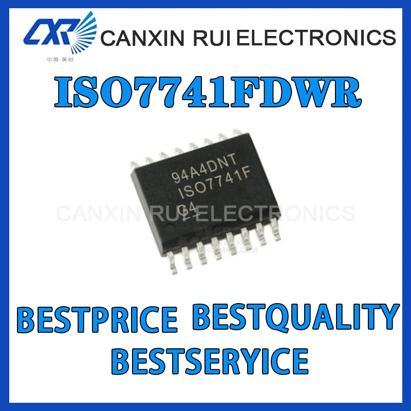 

Brand new original ISO7741FDWR ISO7741F SOP16 pin chip integrated circuit digital isolator chip