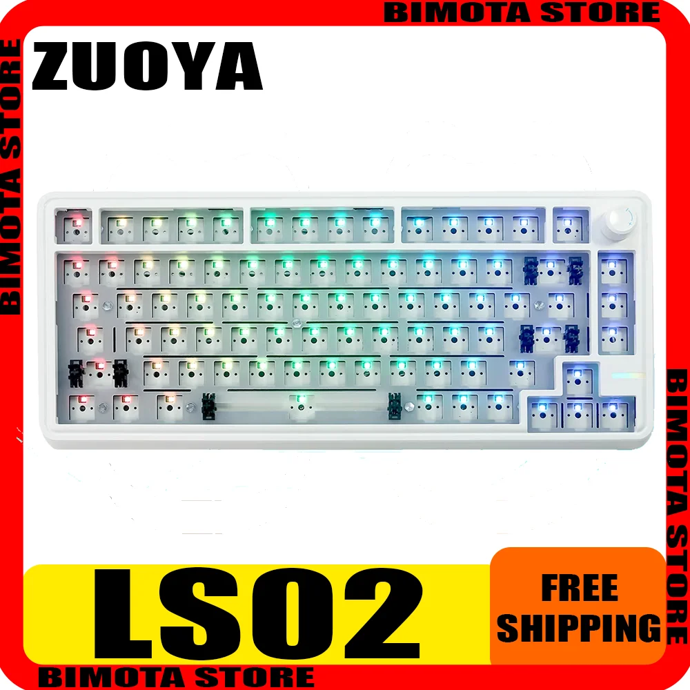 ZOIA LS02 Трехрежимная беспроводная механическая клавиатура Bluetooth Индивидуальный