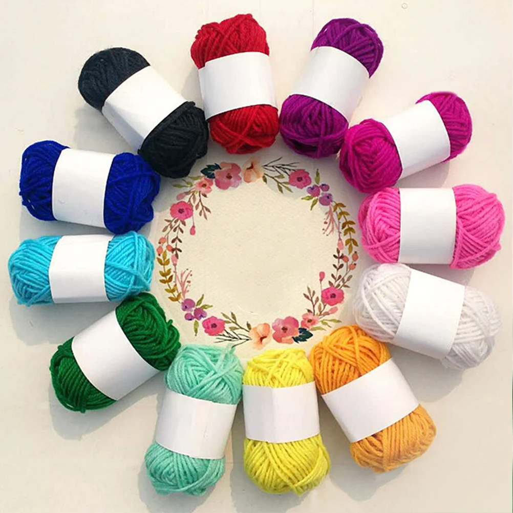 

Yarn Knitting Wool Crochet Cotton Handdiy Sweater Line Weaving Acrylic Blanket Hat Sock Craft Felting Baby Thread Home Cloth