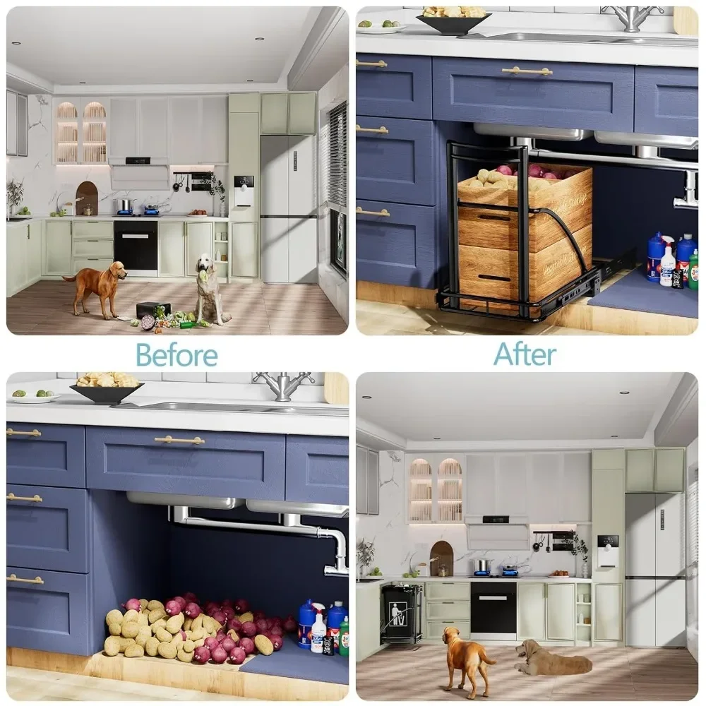 Выдвижная мусорная корзина под шкафом в шкафу раковиной вытащить требует